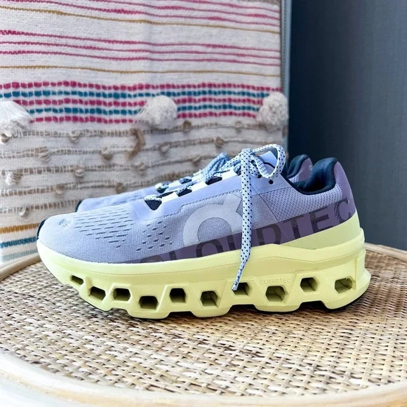 On Running Cloudmonster Nimbus Hay Road-Running Sneakers Women’s Size 7.5 - Picture 5 of 9